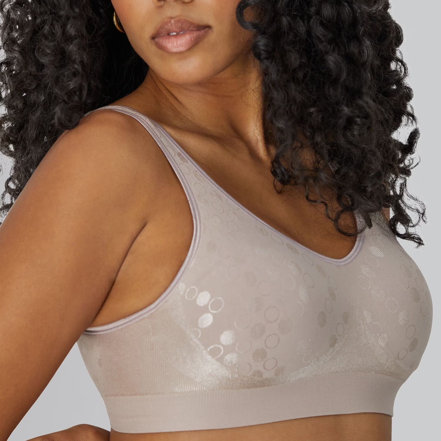 Bali Comfort Revolution Shaping Wireless Bra DF3488 Color: Rosy Red Tropic Size: X LARGE