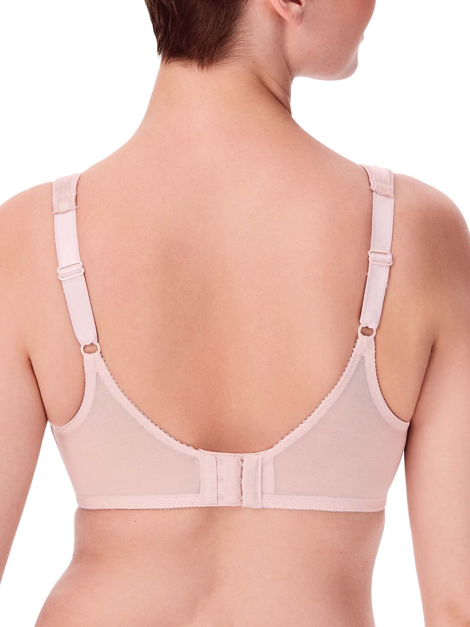 Women'S Bali 3562 Satin Tracings Minimizer Underwire Bra (Rosewood 38DD)