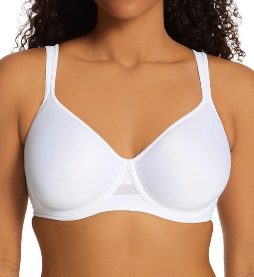 Women'S Bali DF3490 Passion for Comfort Breathable Minimizer Wired Bra (White 34DD)