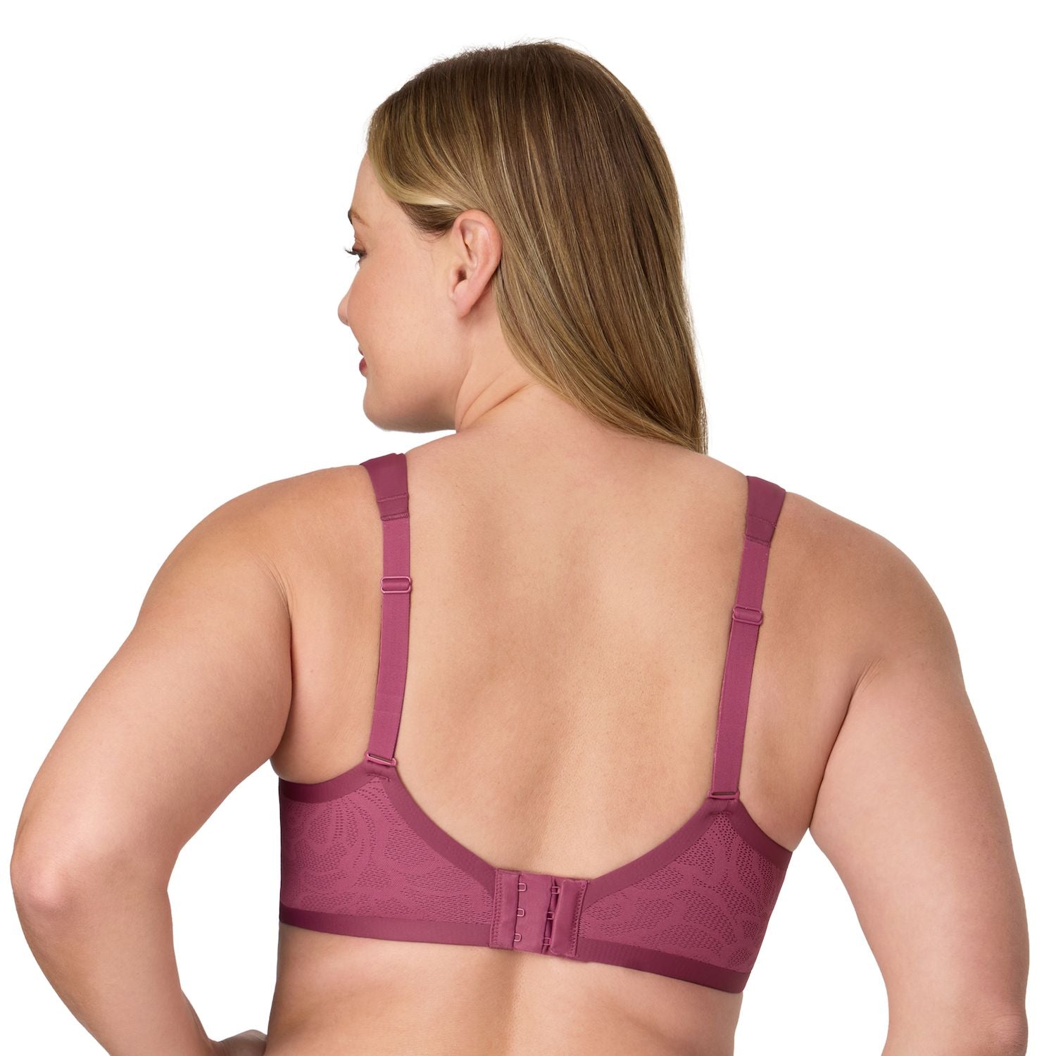 Women'S Bali DF4580 Smoothing Foam Underwire Bra with Comfort Bra (Smokey Purple Mauve 34C)