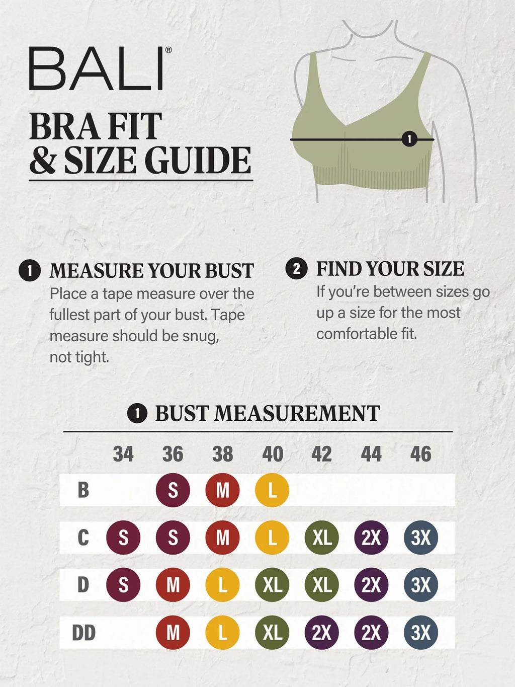 Bali Beautifully You Back Smoothing Underwire T-Shirt Bra