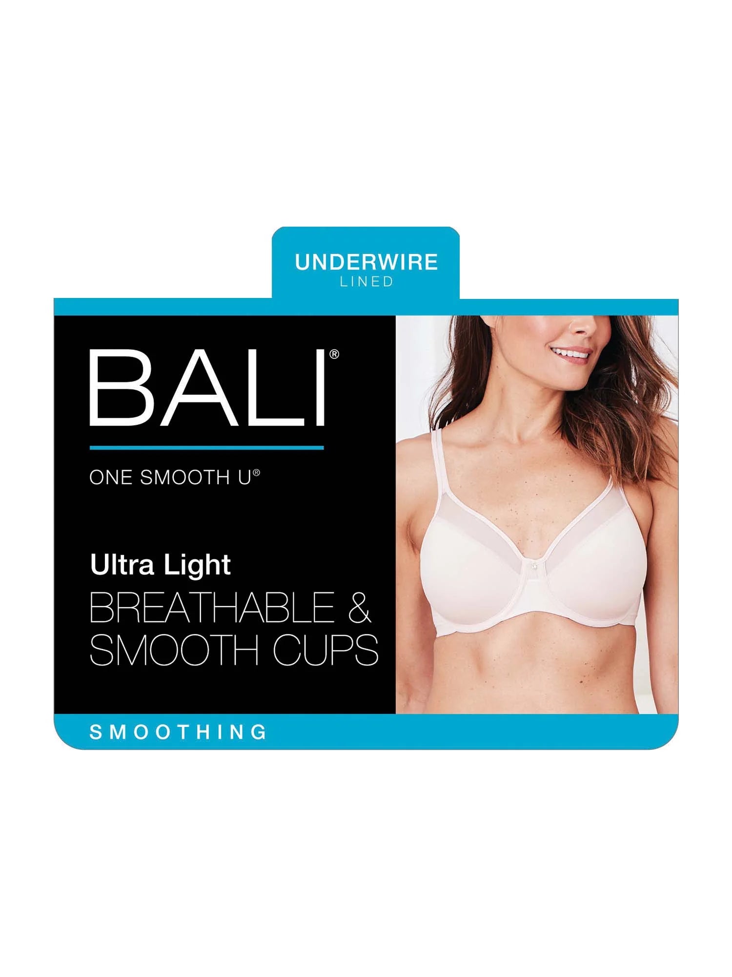 Women'S Bali 3439 One Smooth U Ultra Lite Neckline Bra (Light Beige 36C)