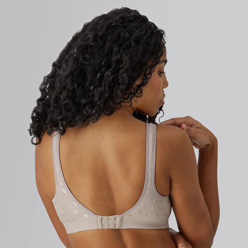 Bali Comfort Revolution Shaping Wireless Bra DF3488 Color: Rosy Red Tropic Size: X LARGE