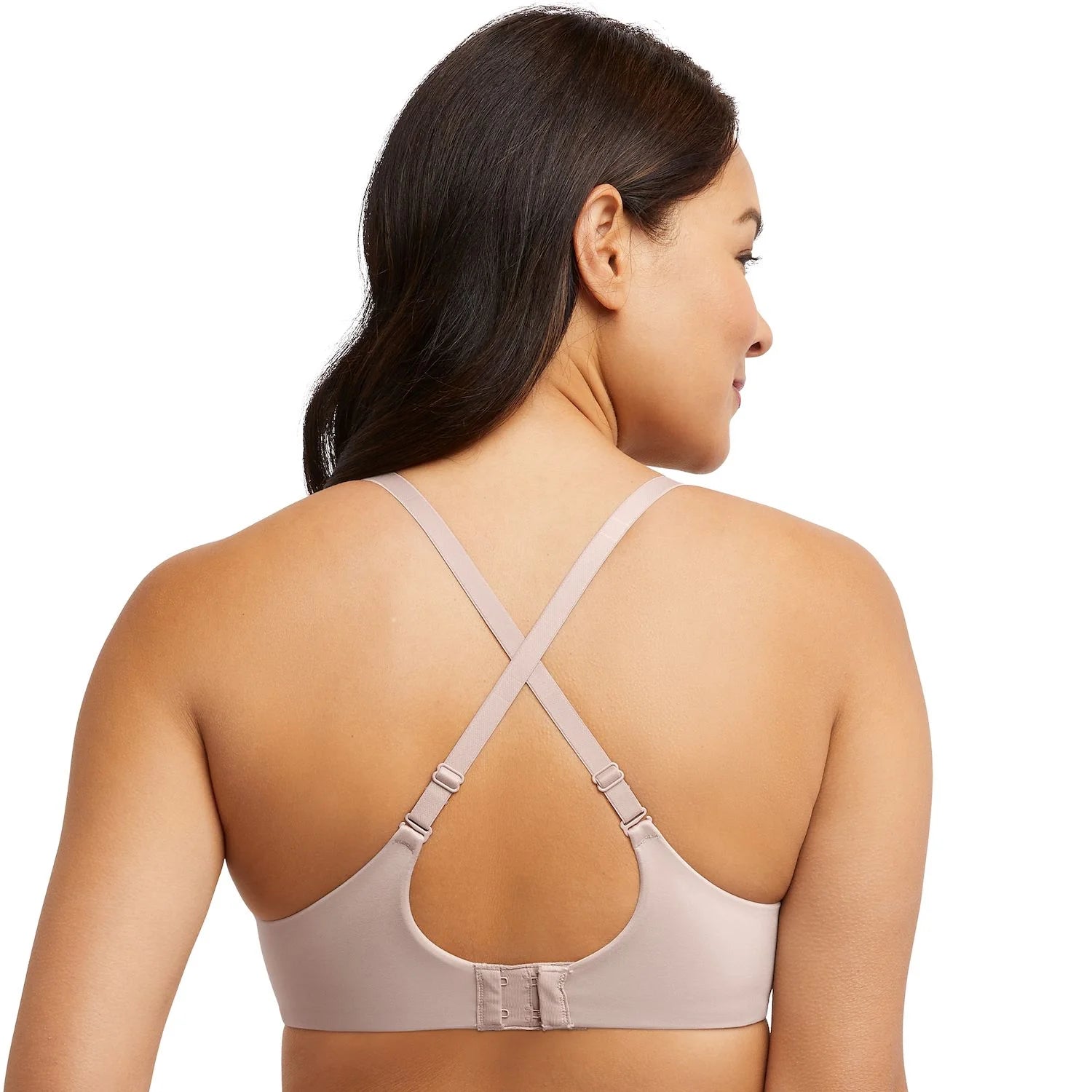 Bali® One Smooth U® Comfort Stretch Lace Underwire Bra DF0084 Color: Currant Purple Size: 40 C