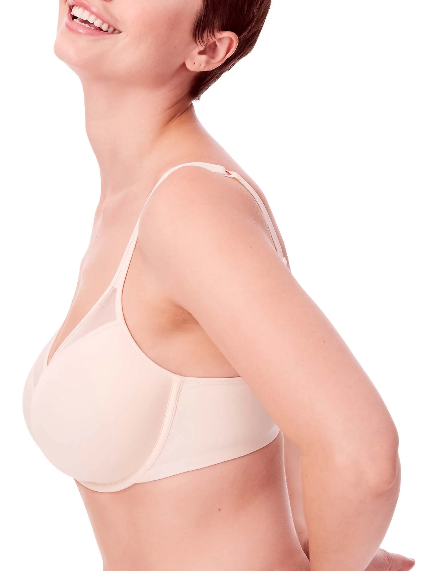 Women'S Bali 3439 One Smooth U Ultra Lite Neckline Bra (Light Beige 36C)